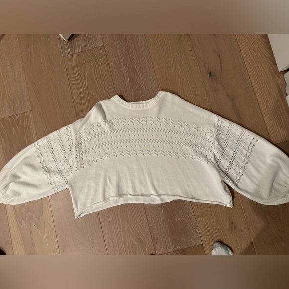 Urban Outfitters White Cotton Sweater, Medium - Picture 3 of 7